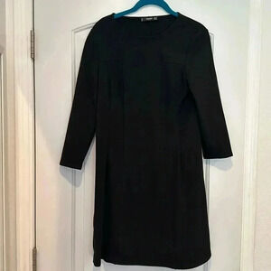 4/$25 Mango Basics Black Sheath Dress Sz S